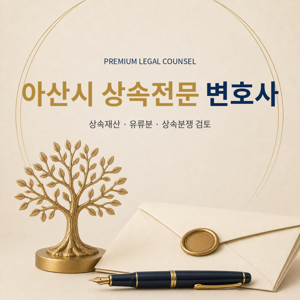 아산시 상속전문 변호사