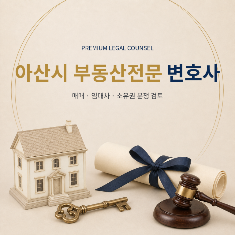 아산시 부동산전문 변호사