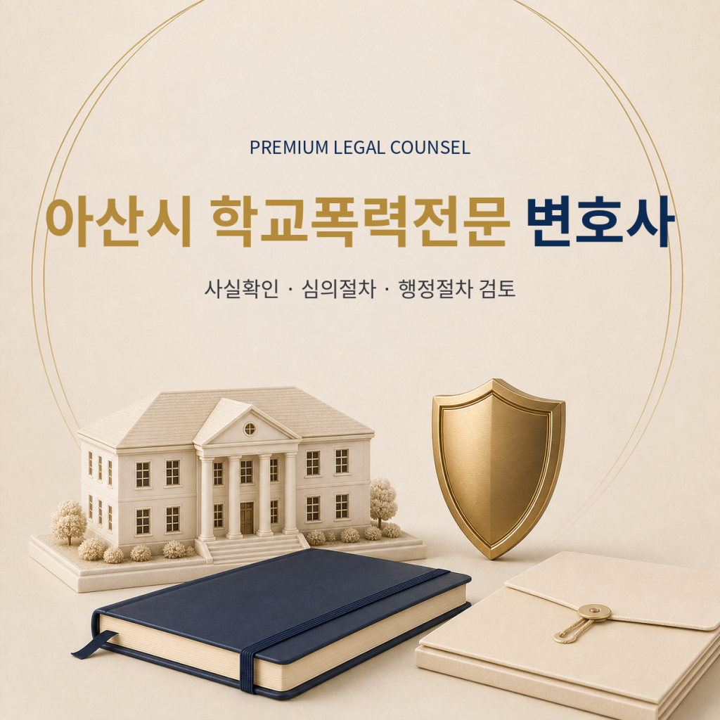 아산시 학교폭력전문 변호사