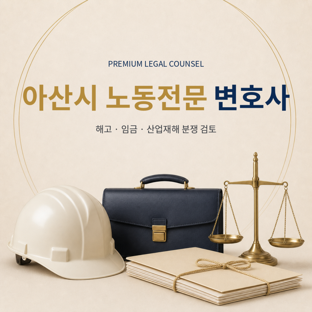 아산시 노동전문 변호사